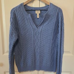 St. John's Bay Blue V-Neck Sweater